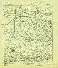 1928 Map of Fort Stockton, TX