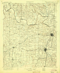 1901 Map of Denison, 1904 Print
