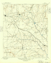 Download a high-resolution, GPS-compatible USGS topo map for Eastland, TX (1949 edition)
