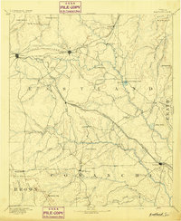 Download a high-resolution, GPS-compatible USGS topo map for Eastland, TX (1894 edition)