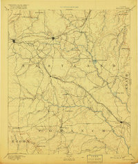 Download a high-resolution, GPS-compatible USGS topo map for Eastland, TX (1919 edition)