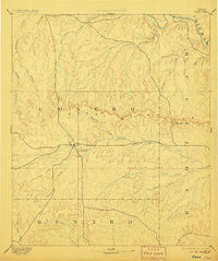 preview thumbnail of historical topo map of Eden, TX in 1896