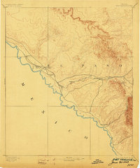 1894 Map of Fort Hancock, 1903 Print
