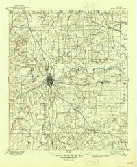 preview thumbnail of historical topo map of Fort Worth, TX in 1894
