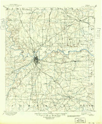 1894 Map of Fort Worth, 1949 Print