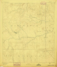 1894 Map of Fredericksburg