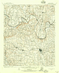 1902 Map of Gainesville, 1955 Print