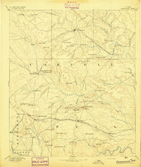 1894 Map of Gatesville