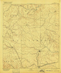 1893 Map of Georgetown, 1916 Print