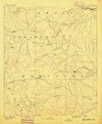 1888 Map of Hamilton