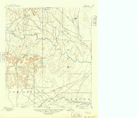 1894 Map of Coke County, TX, 1949 Print