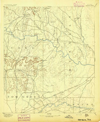 1894 Map of Coke County, TX