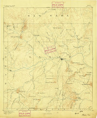 1894 Map of Llano, TX