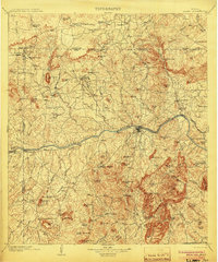 1904 Map of Llano, TX