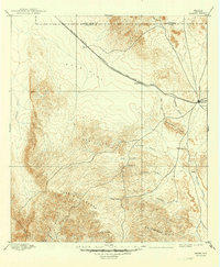 1895 Map of Marfa, TX, 1949 Print