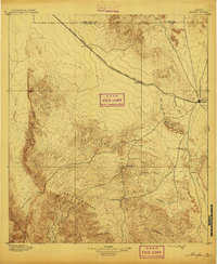 1895 Map of Marfa, TX
