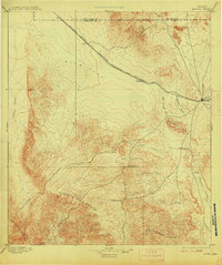1895 Map of Marfa, TX, 1915 Print