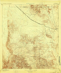 1895 Map of Marfa, TX, 1929 Print