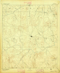 1894 Map of Menard County, TX