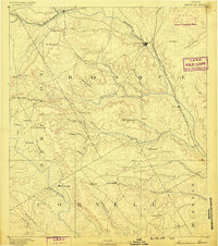 1888 Map of Meridian