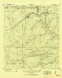 1920 Map of Mikeska