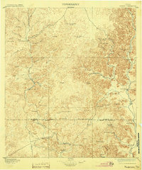 1896 Map of Nueces, 1904 Print
