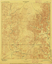 1896 Map of Nueces, 1911 Print