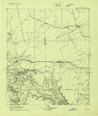 preview thumbnail of historical topo map of Rankin, TX in 1928