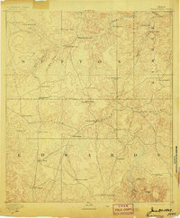 1893 Map of Rock Springs, 1903 Print