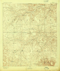 1893 Map of Rock Springs, 1925 Print