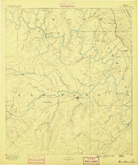1885 Map of San Saba