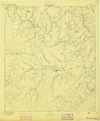 1894 Map of San Saba, TX