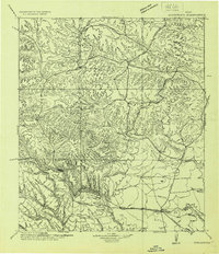 preview thumbnail of historical topo map of Sanderson, TX in 1928