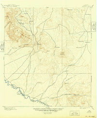 1896 Map of Shafter, 1949 Print