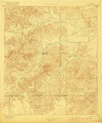 1895 Map of Sherwood, 1921 Print