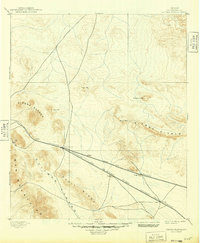 1895 Map of Sierra Blanca, TX, 1949 Print