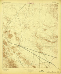 preview thumbnail of historical topo map of Sierra Blanca, TX in 1895