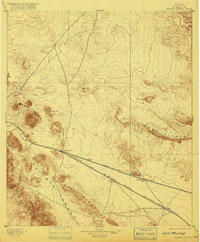 1895 Map of Sierra Blanca, TX, 1916 Print