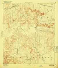 1893 Map of Sweetwater, 1917 Print