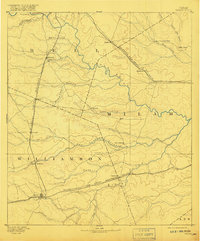 1894 Map of Taylor, 1916 Print