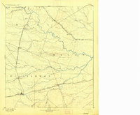 1894 Map of Taylor, 1925 Print