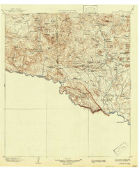 Download a high-resolution, GPS-compatible USGS topo map for Terlingua, TX (1942 edition)
