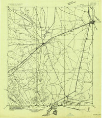 1921 Map of Toyah