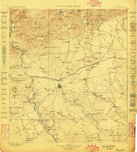 1898 Map of Uvalde