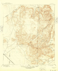 1897 Map of Valentine, TX, 1949 Print