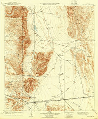 1906 Map of Van Horn, TX, 1940 Print