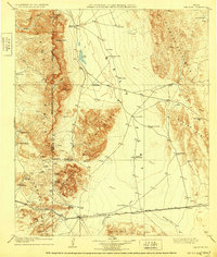 Download a high-resolution, GPS-compatible USGS topo map for Van Horn, TX (1929 edition)