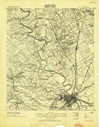 preview thumbnail of historical topo map of Waco, TX in 1920