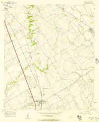Download a high-resolution, GPS-compatible USGS topo map for Abbott, TX (1957 edition)