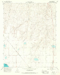 Download a high-resolution, GPS-compatible USGS topo map for Abell, TX (1967 edition)